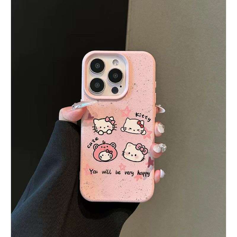 Pink Red Color For iPhone Phone Case