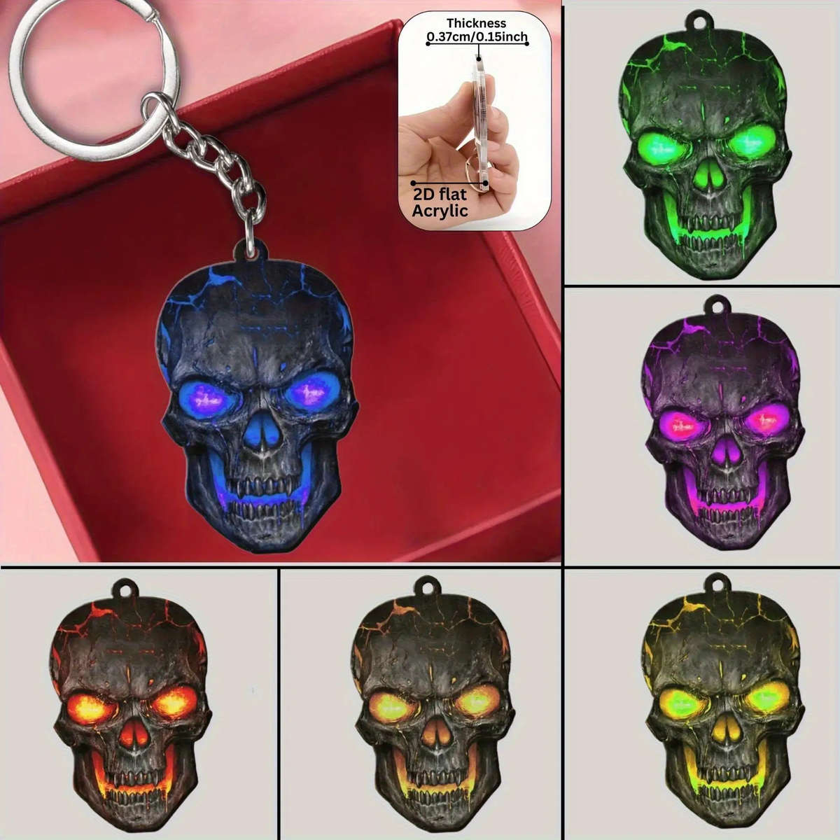 Keychain Ornament Quantity 6 Pieces
