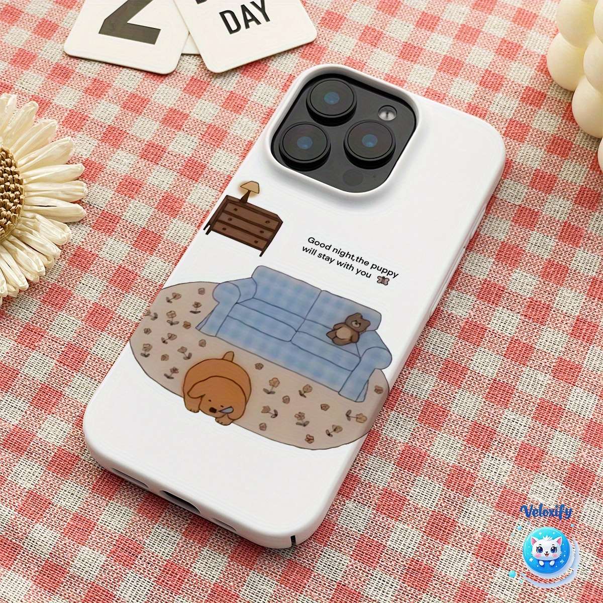 1Pc Mixed Color For iPhone 12 Mini Dog Design Phone Case