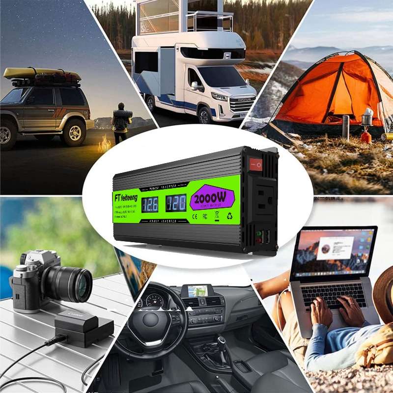 Inverter Model 2000W Itemsred Lcd 2Ac