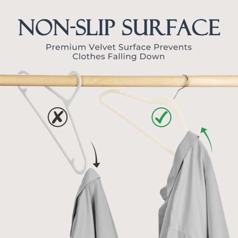 Coat Hanger Color Ivory