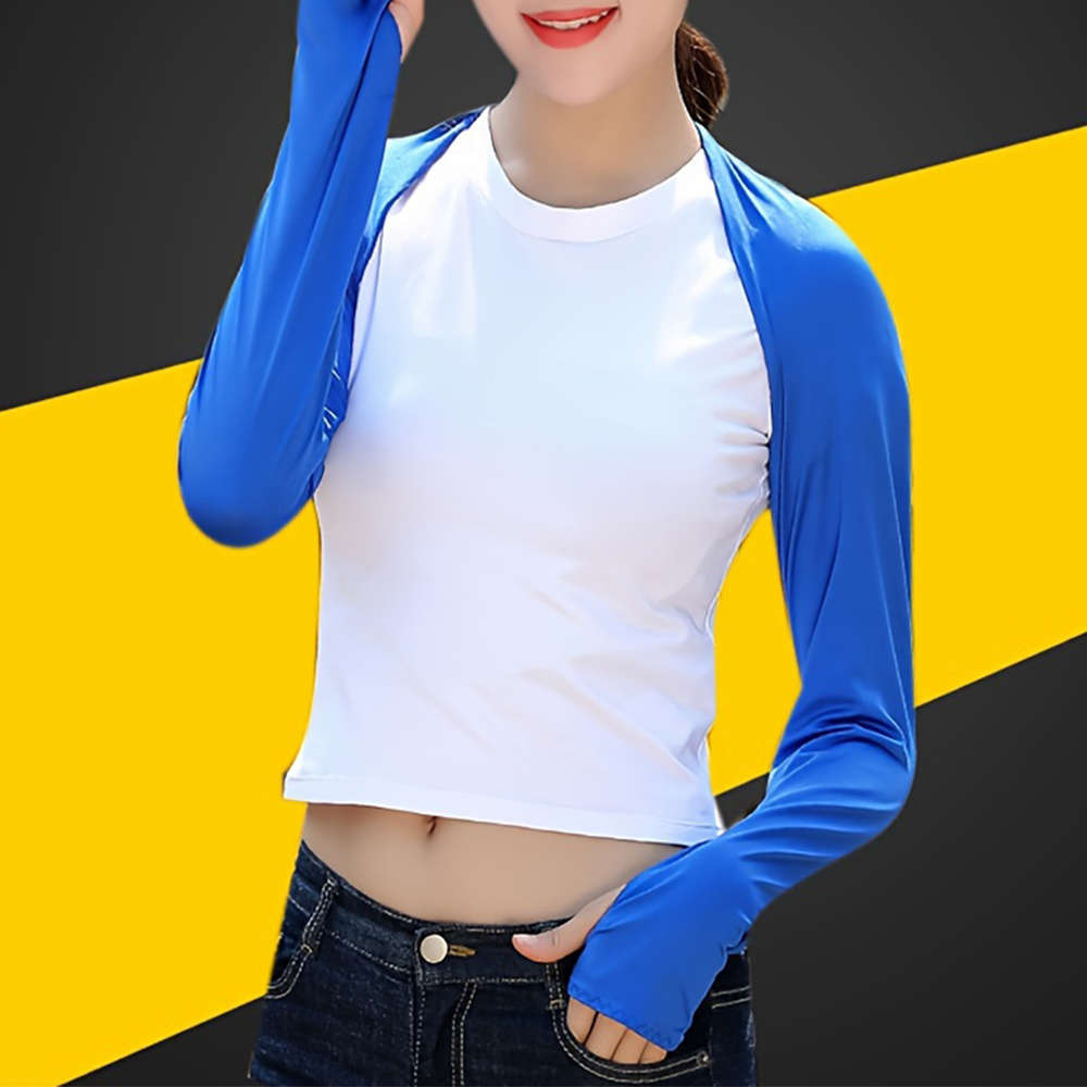 7Pcs Set Ice Sliky Fiber Fabric Sleeve