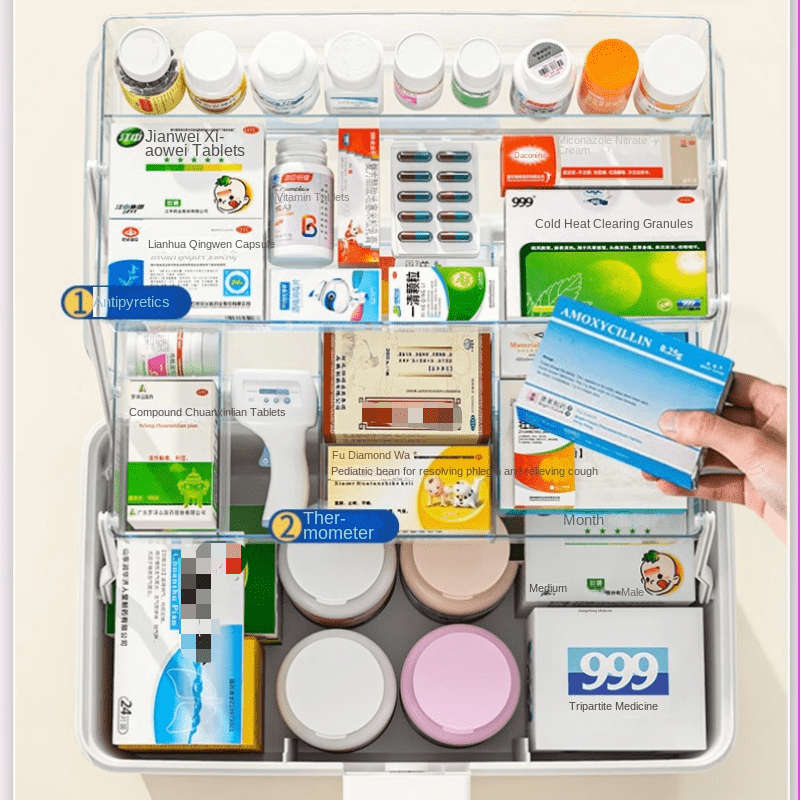 Antibacterial Box Ivory White Big Mac 38*21.5*27.5Cm
