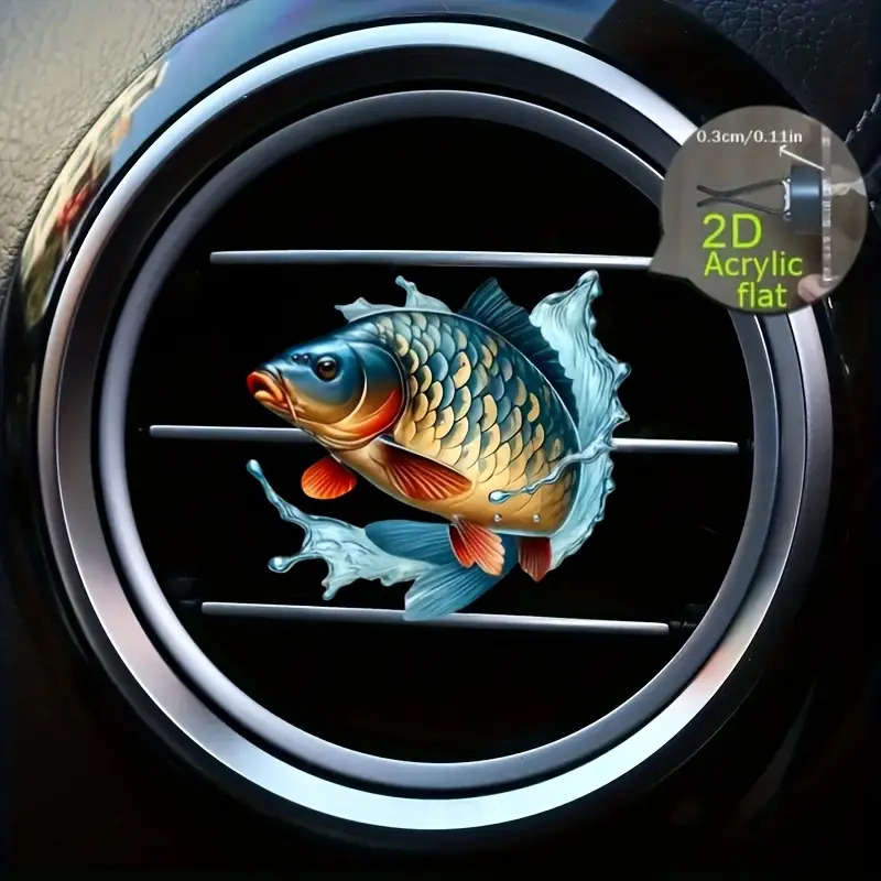 Car Interior Decor Style Small Fish