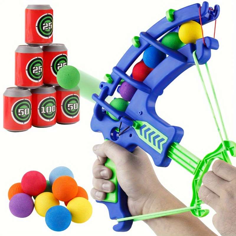 Toy Weapons Color Bow  Add  5 Balls  Random Balls   Add  6 Thickened Plastic Canisters