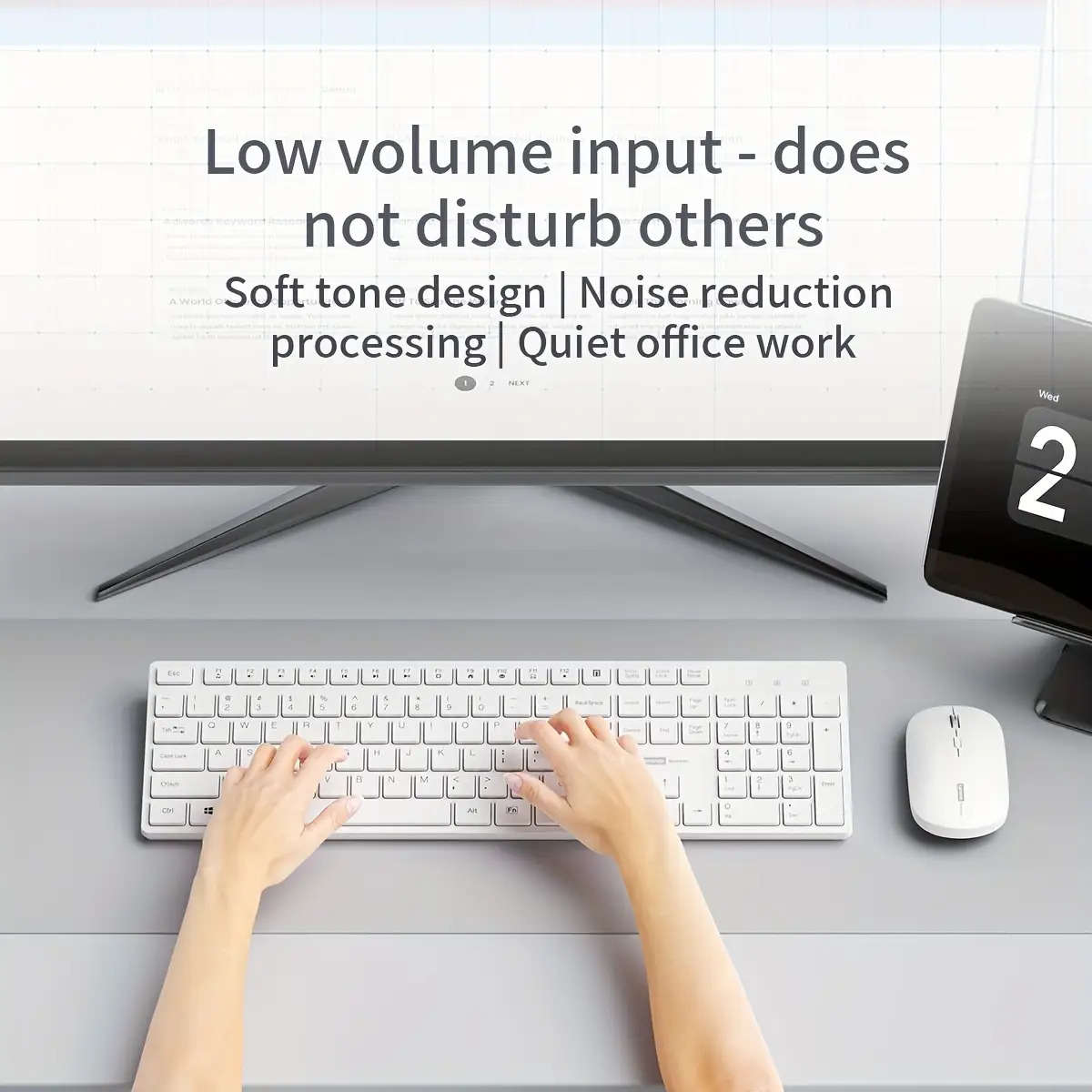 Ultra-Thin Wireless Keyboard And Mouse Set