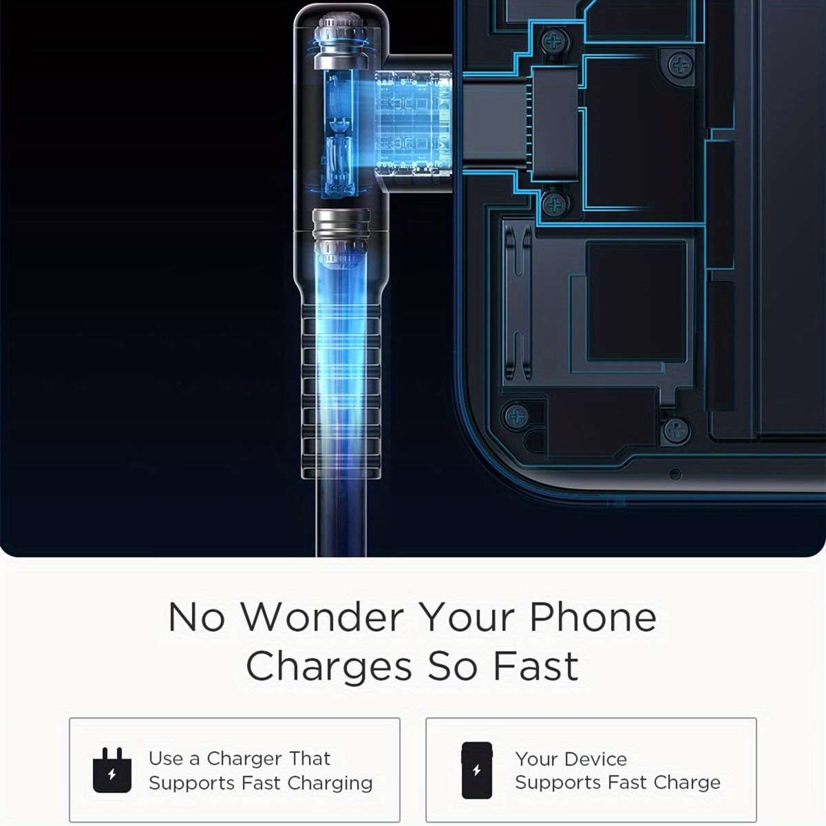 1pc Type C Charger Fast Charging 100cm Right Angle USB to USB C Cable Braided USBC Charger for