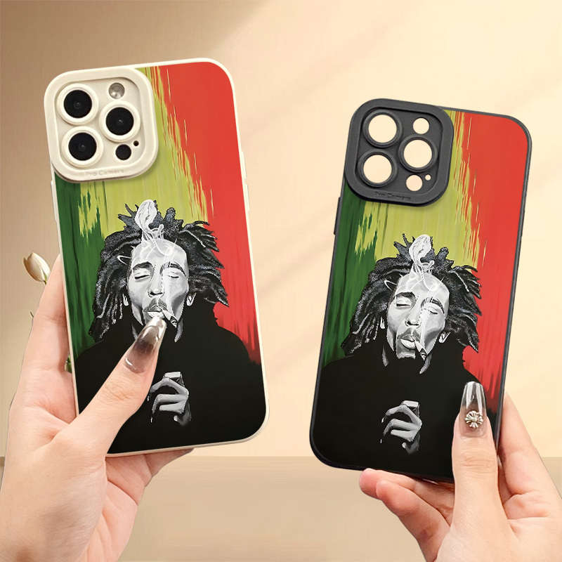 1Pc Black For iPhone 11 Smoking Men Design Phone Case