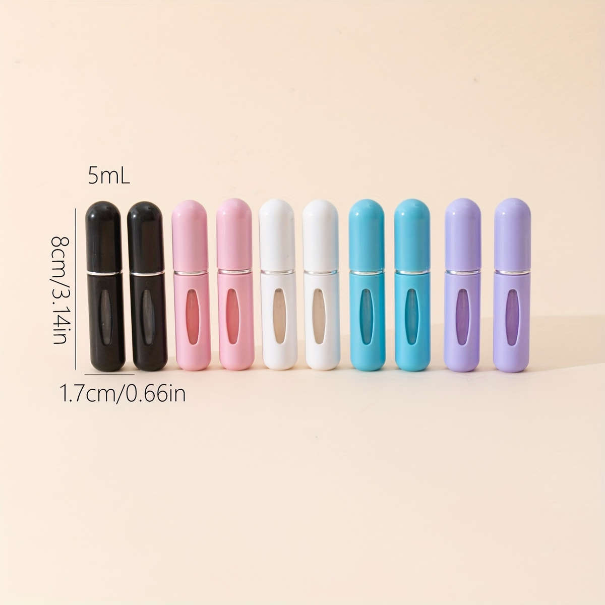Car  Fragrance  Refill  Bottle Quantity 8Pcs Capacity 5Ml