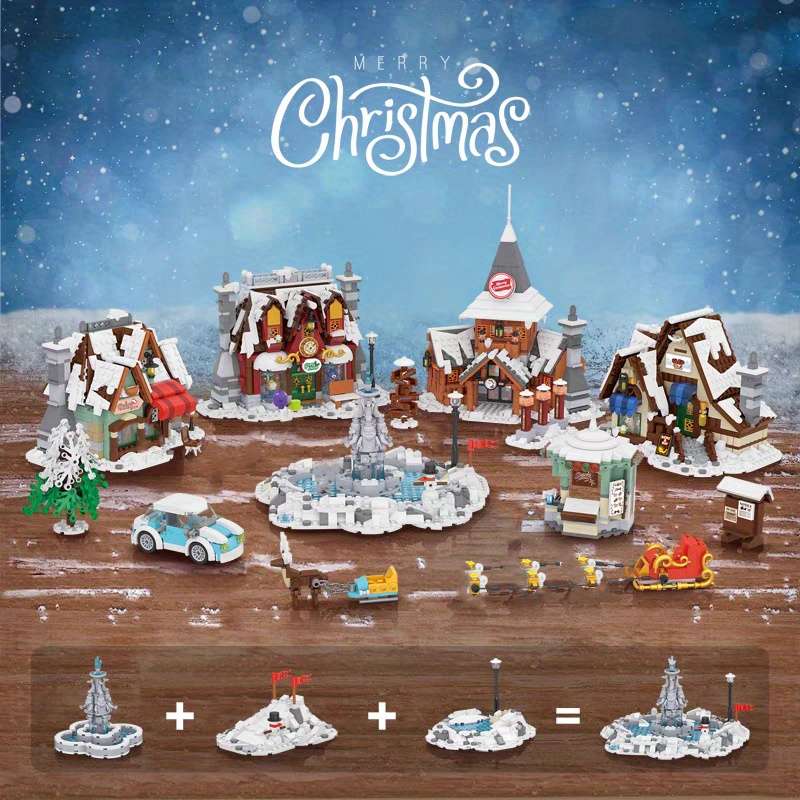 Building Toy Architectural Model Toy Set Size Cake Shop