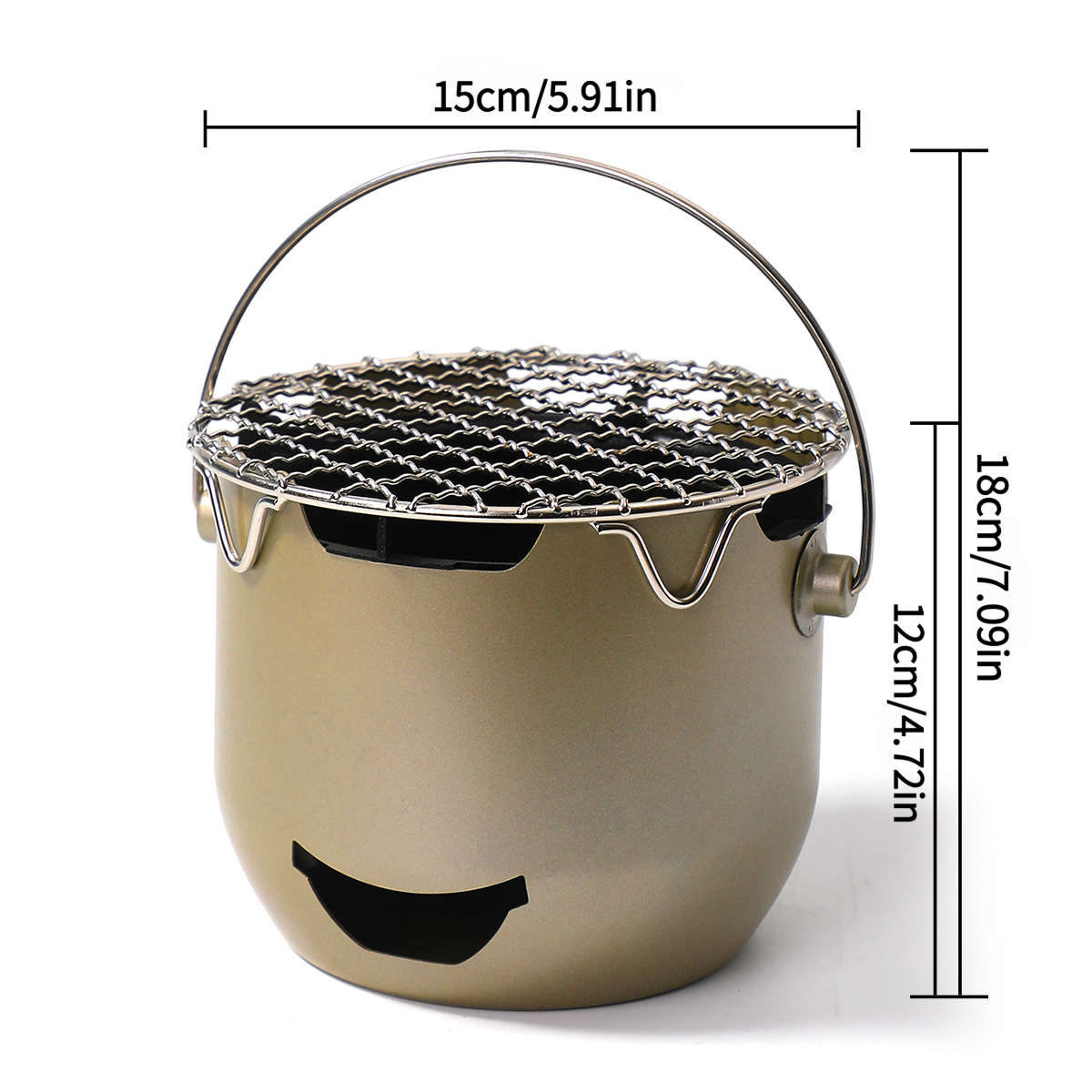 Barbecue Grill Color Olive Green