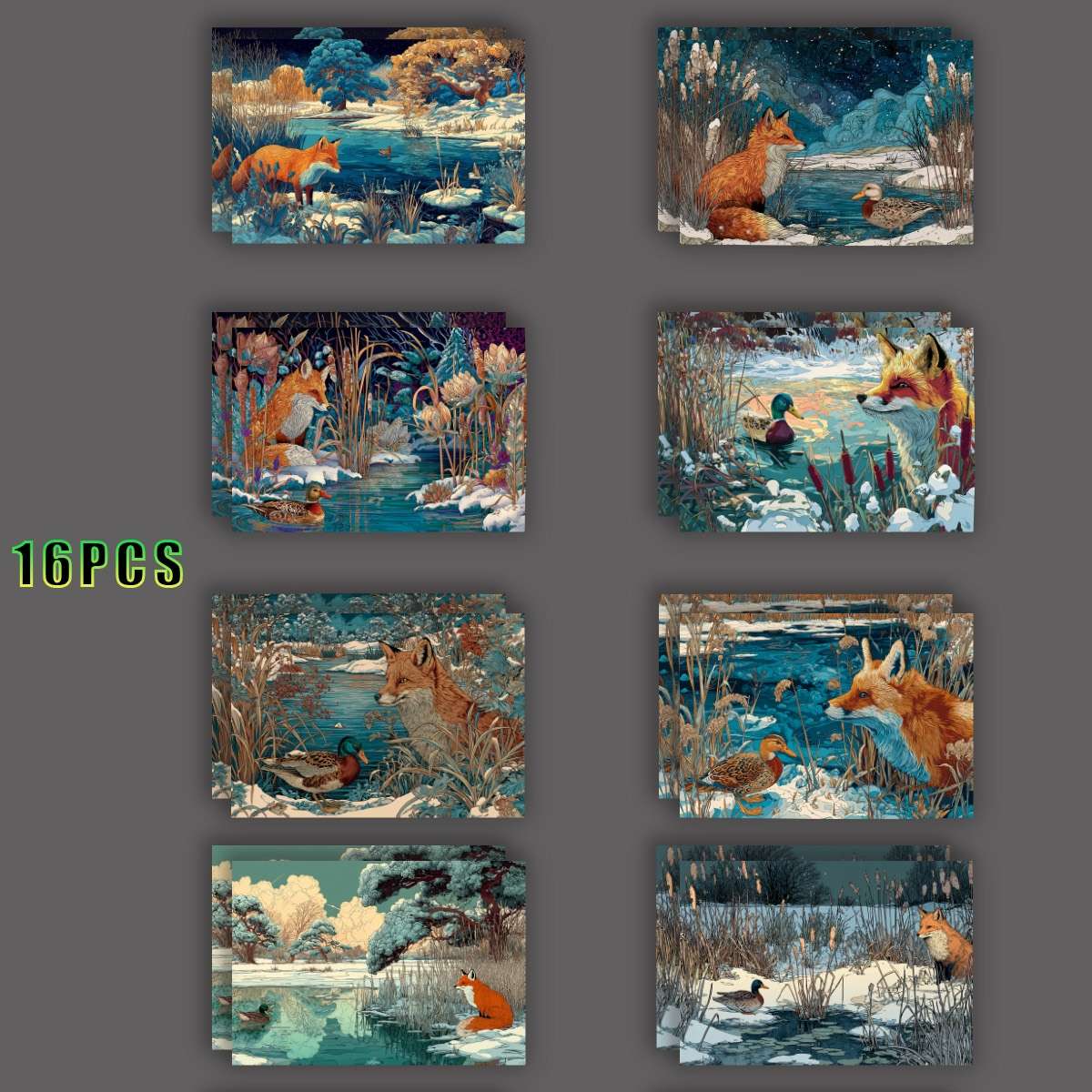 Greeting Cards Quantity 32Pcs