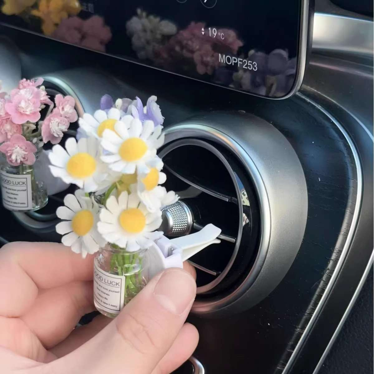 Car Interior Decor Color Pink