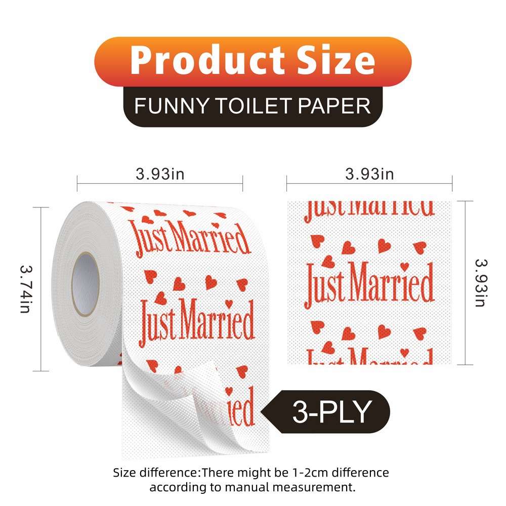 Toilet Paper Items 3Pcs Random Styles