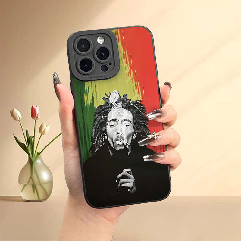 1Pc Black For iPhone 11 Smoking Men Design Phone Case