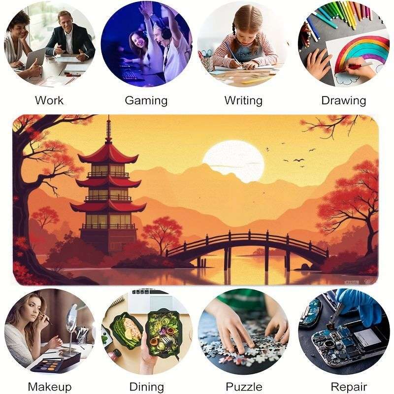 Mouse Pad Size 31.4X11.8Inch