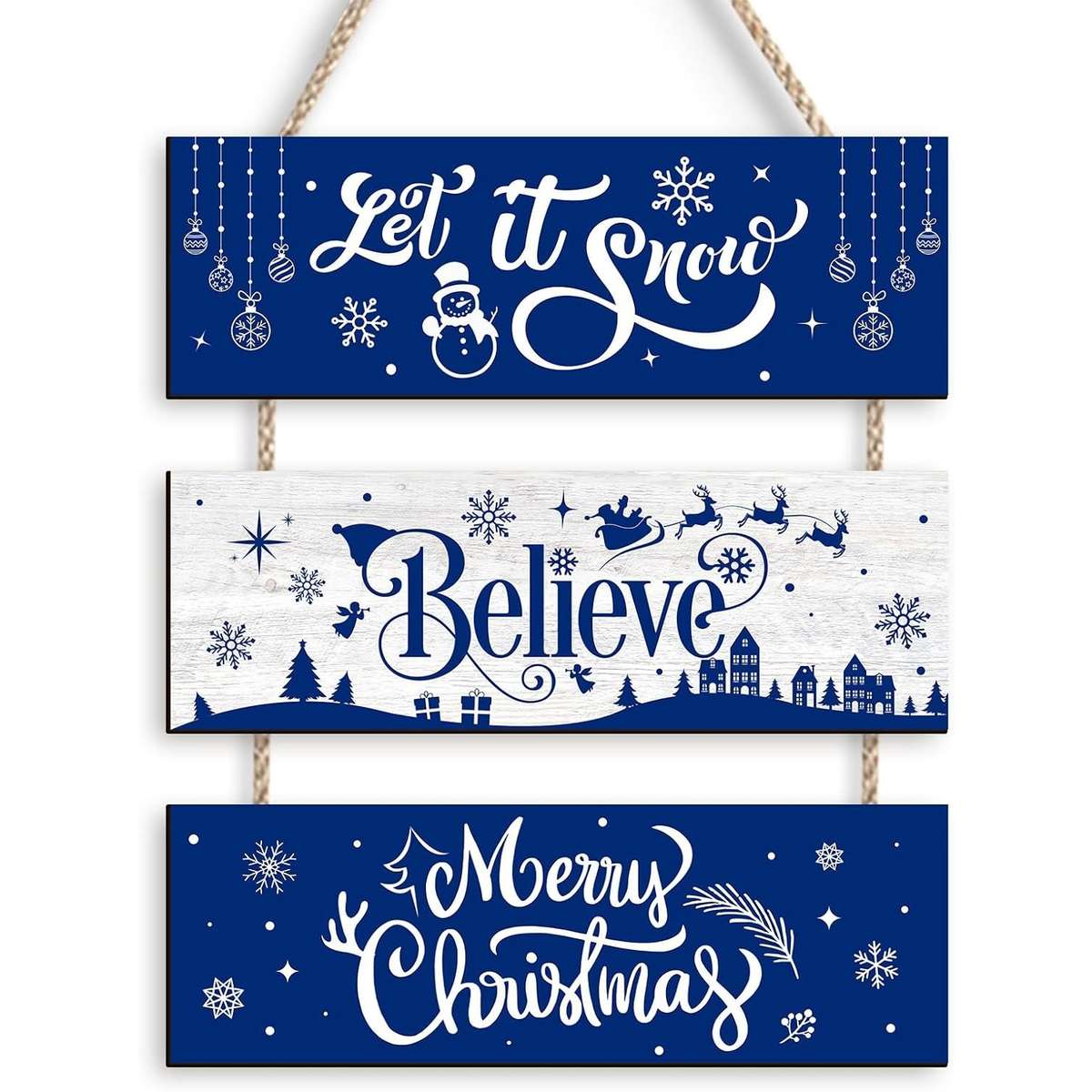 Christmas Decorations Color Blue