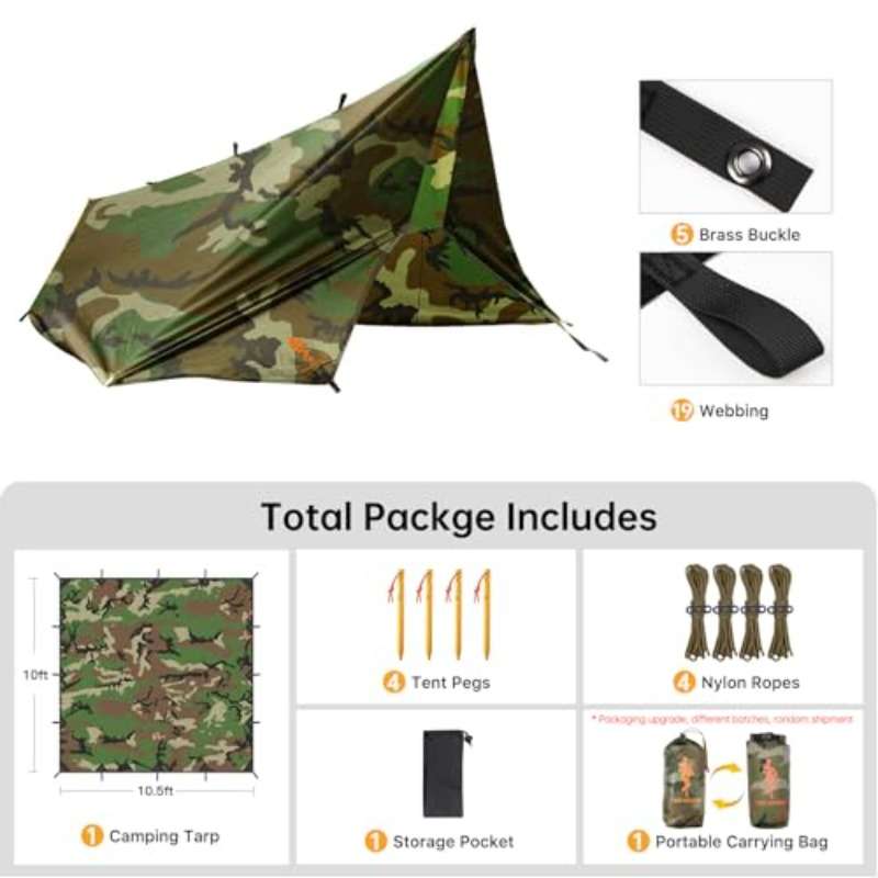 Awning Color Camo 3.05X32.0Meter