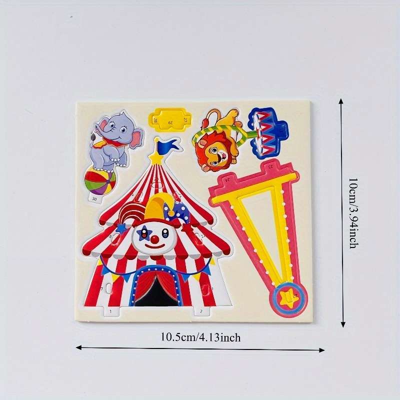 3D Building Model Puzzle Set Model Random Quantity 4 Pcs