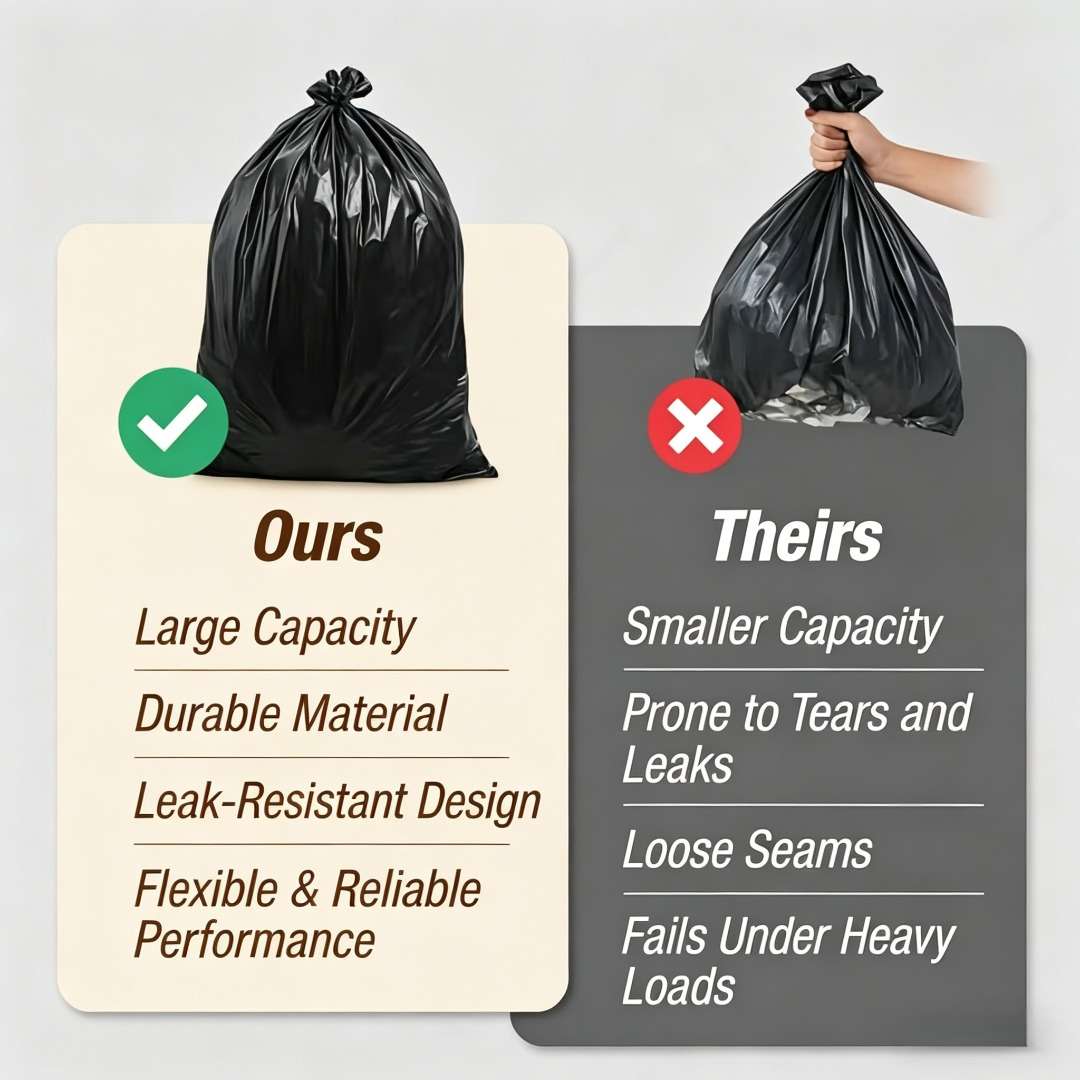 Trash Bag60 Pieces2 Rolls