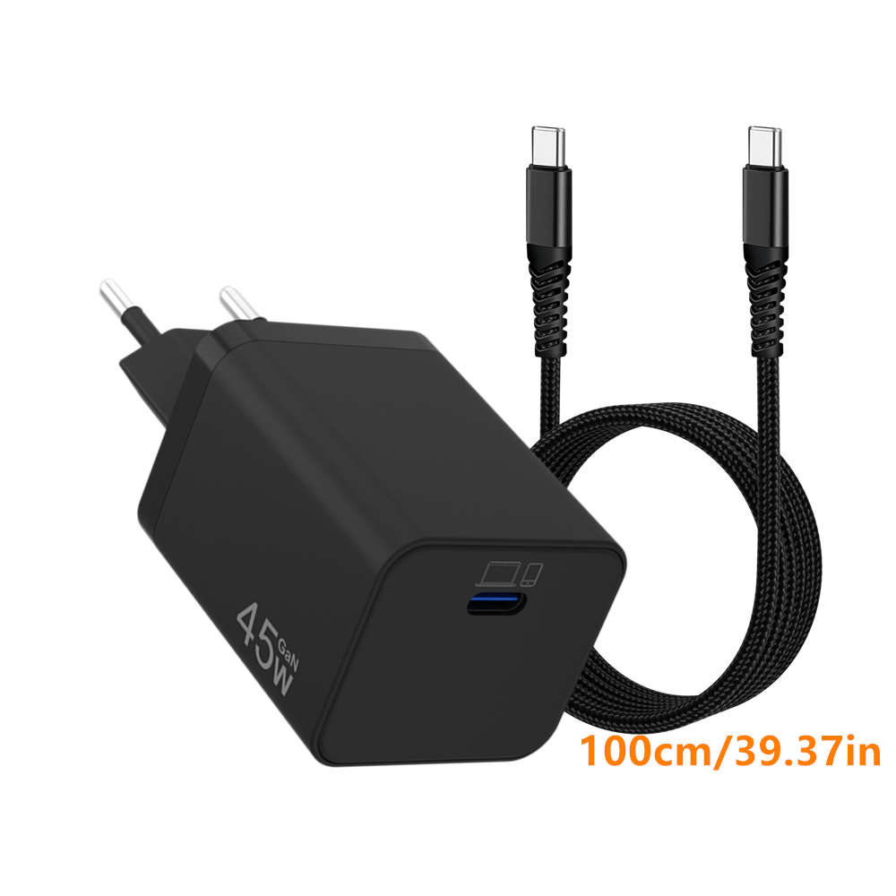 Charger Items Black Plug   1M Data Cable