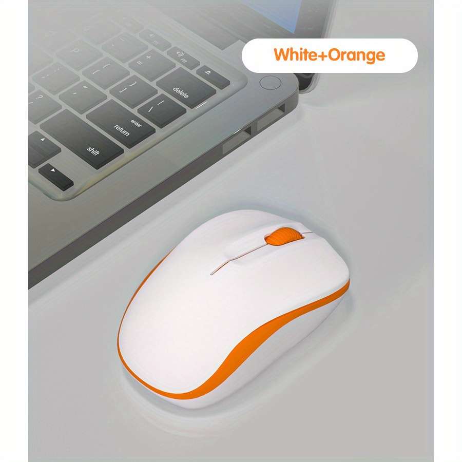 Mouse Color Gray Orange