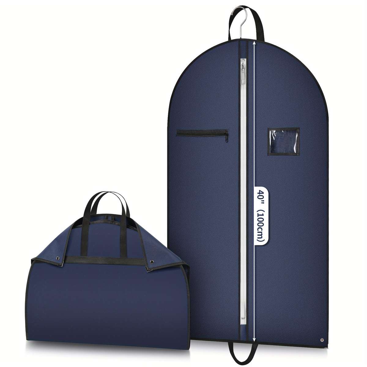 Clothing Dust Bags Color Navy Blue Size100Cm