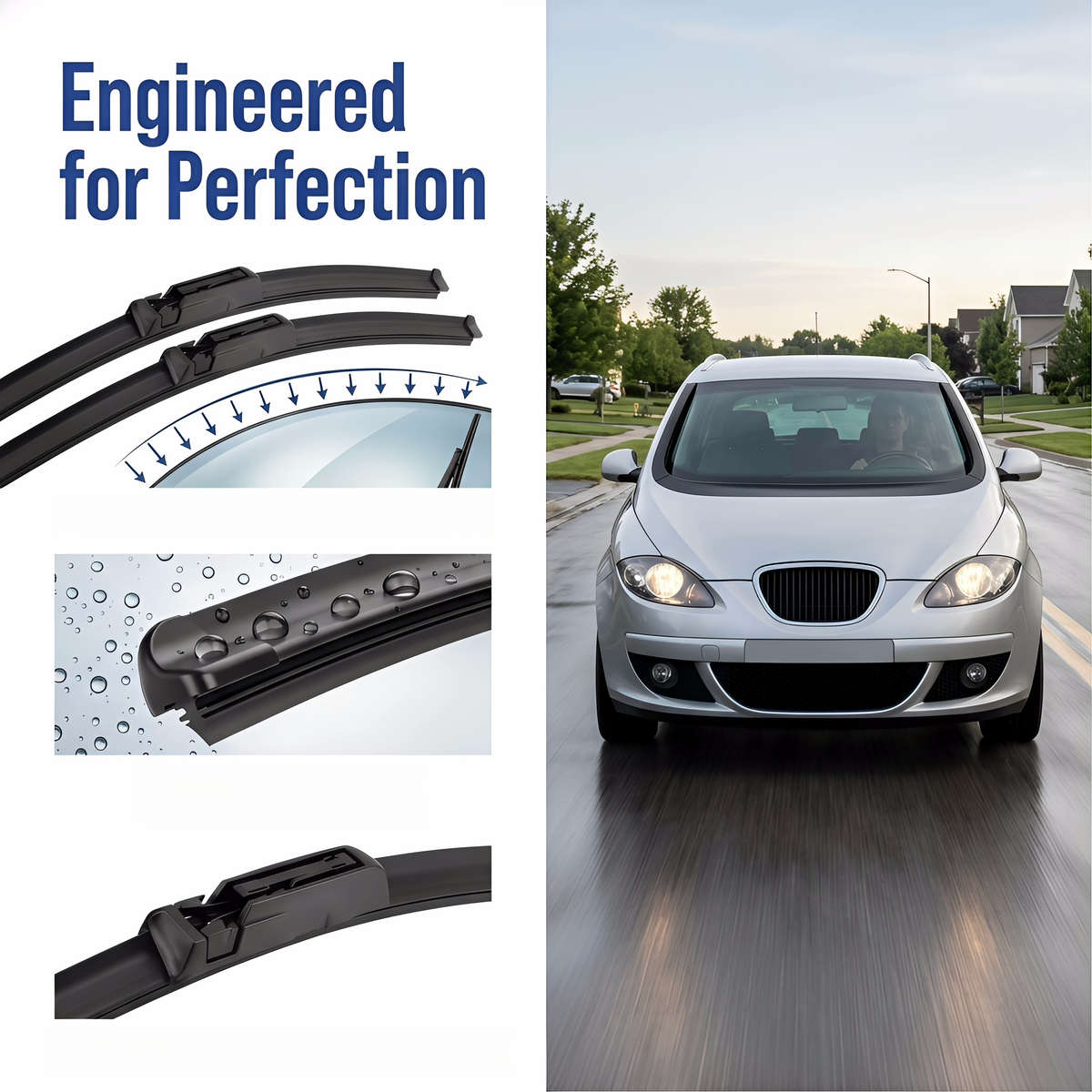 Windshield Wipers Color 3Pcs 24 19 12