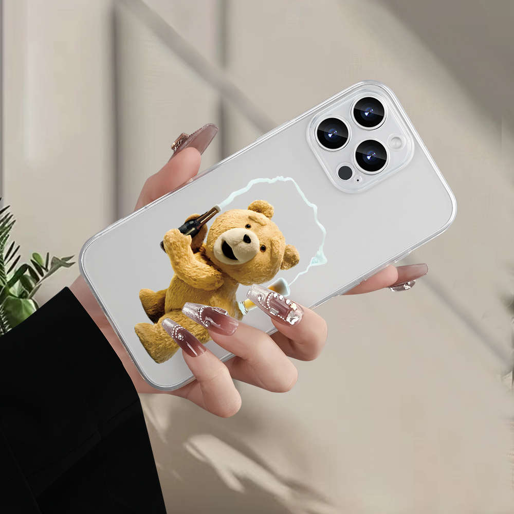 Transparent For iPhone Phone Case