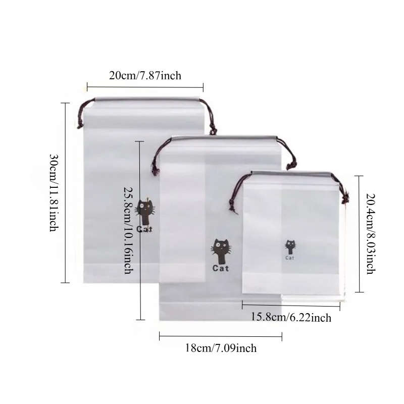 Storage Bag Color Cat Sizem 26X18Cm