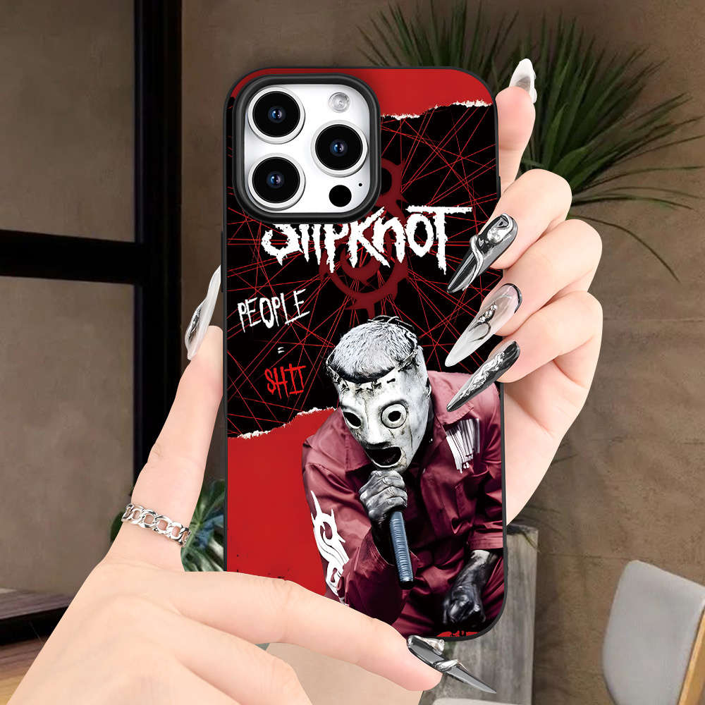 1Pc Black For iPhone 8 Plus Rapper Pattern Phone Case