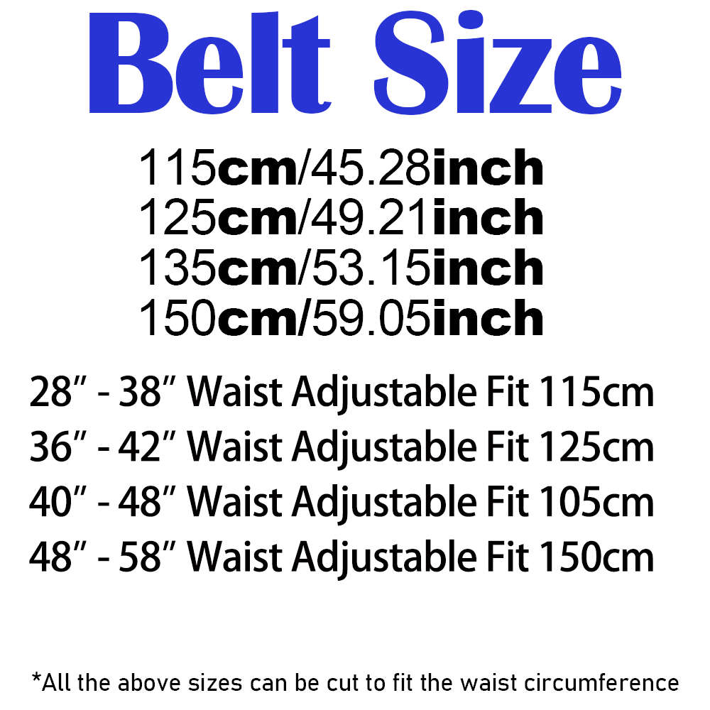 Belt Color Black Size 105Cm 41.33In 28 32 Waist