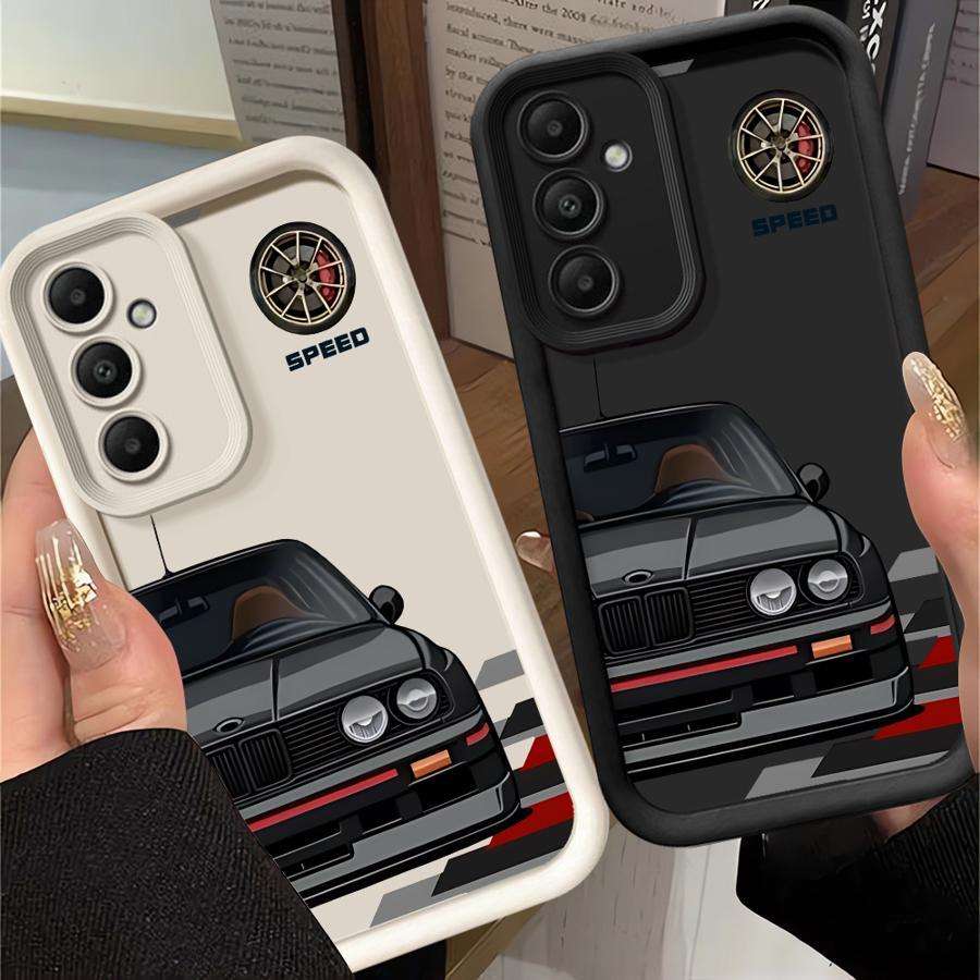 Phone Case Black Compatible Model Galaxy A7 2018