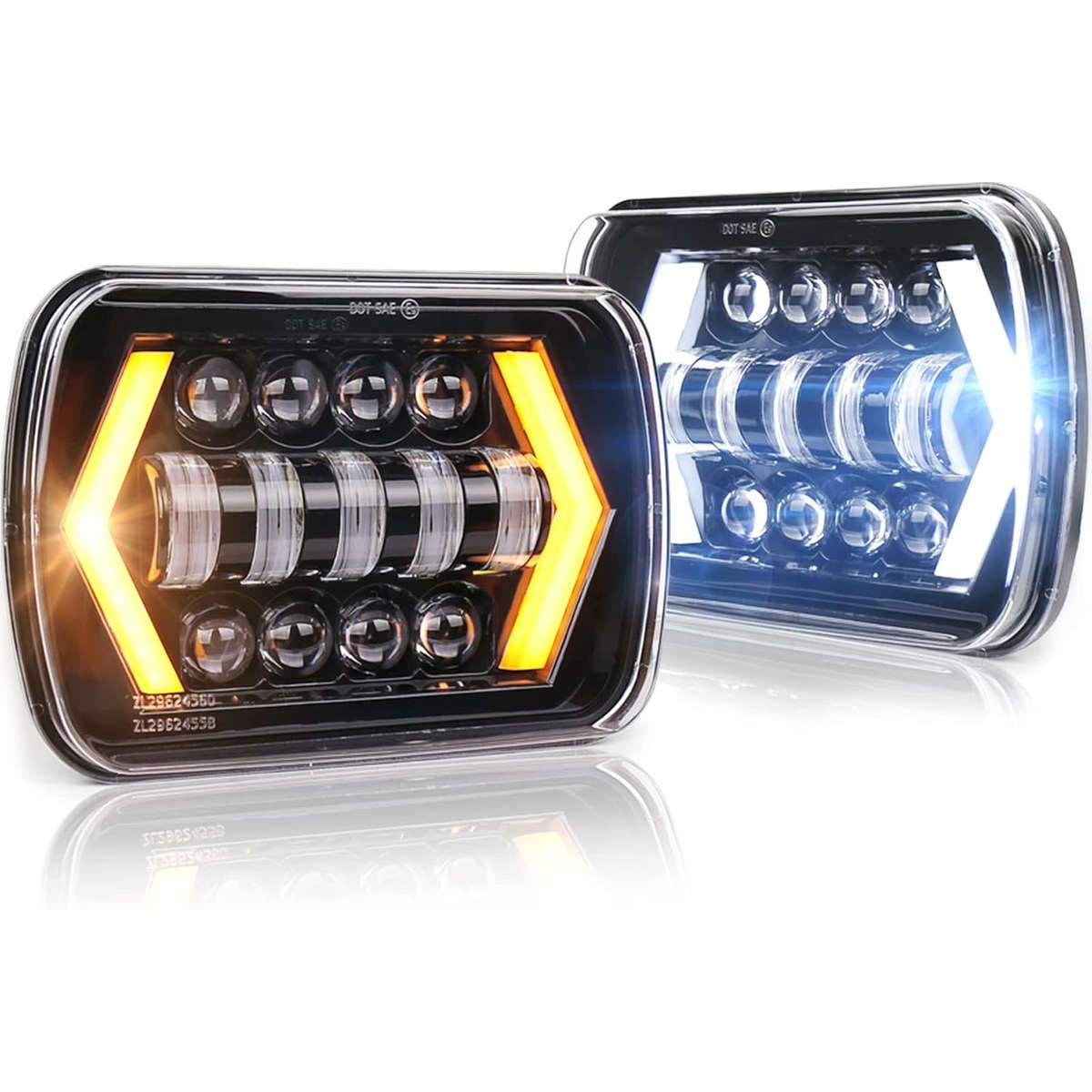 Car Lights Model Arrowshaped Light 2Pcs