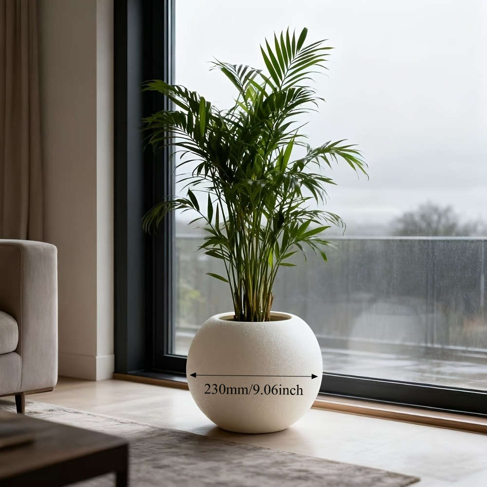Flowerpotsize Size 18Cm Whitecolor  Empty Basin