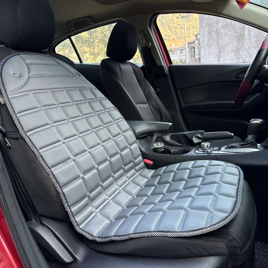 Car Seat Cushion Grey Size 2 Seats