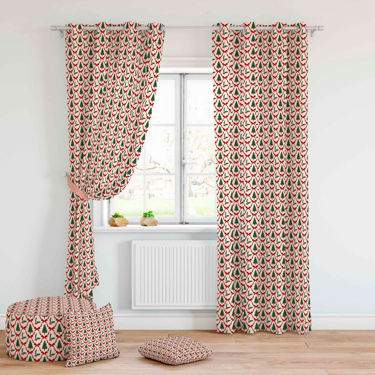 Christmas Tablecloth   Size 1.83Meterx111.76Cm
