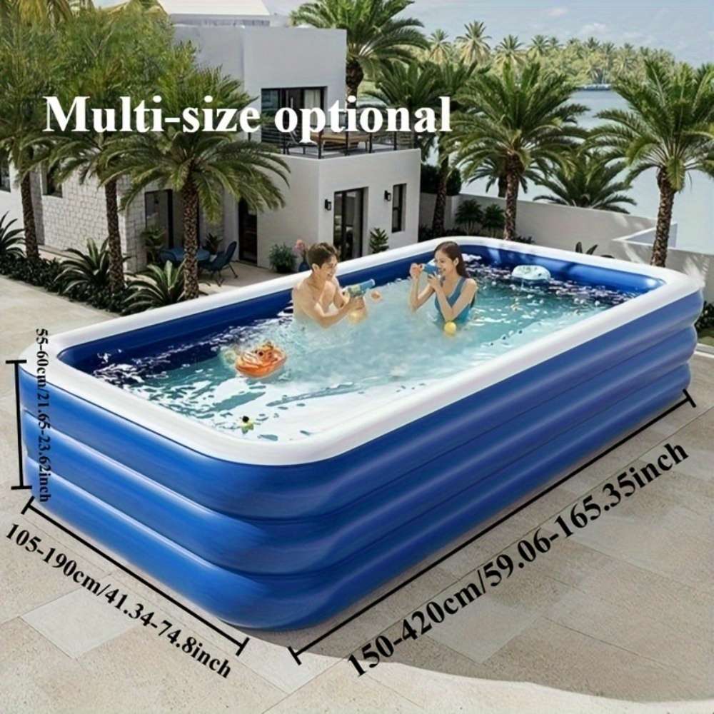 Swimming Pool Color Blue And White  Size3Layer Circle 1.8 Meters
