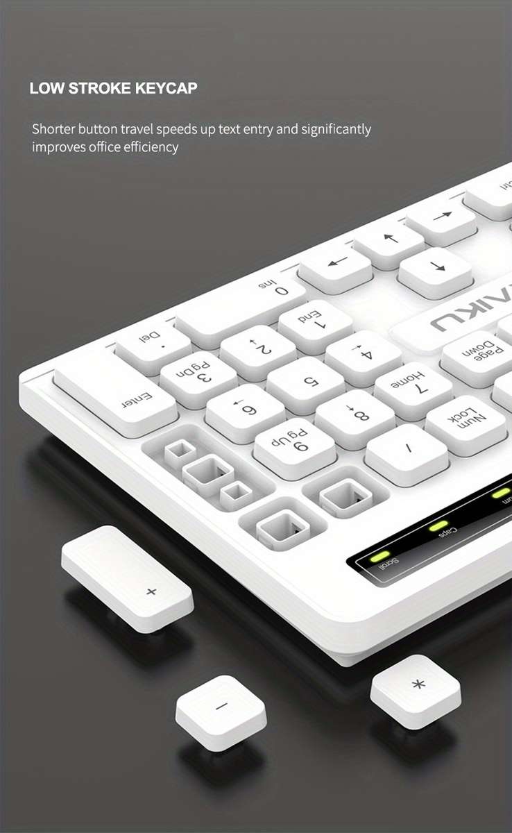 keyboard color White