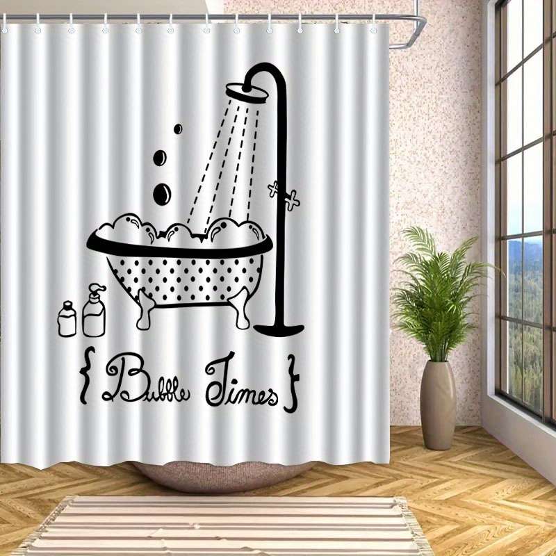 Waterproof Shower Curtain Color Polychrome Size 120X200119.99Cm*200.0Cm
