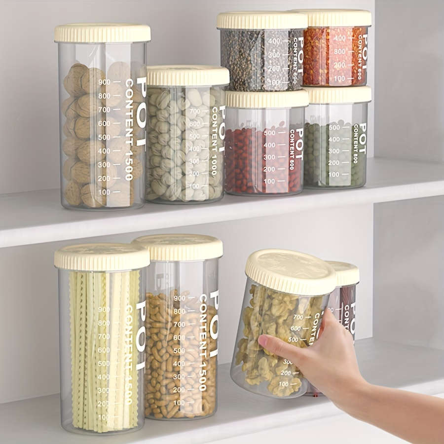 Sealed Jar Color 2Pcs 800Ml