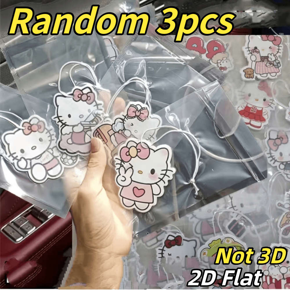 Car Interior Decor Color Random 3 Pcs   Hk Cat