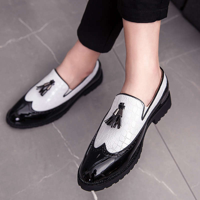 Mens Leather Shoes Color White Sizeuk 7