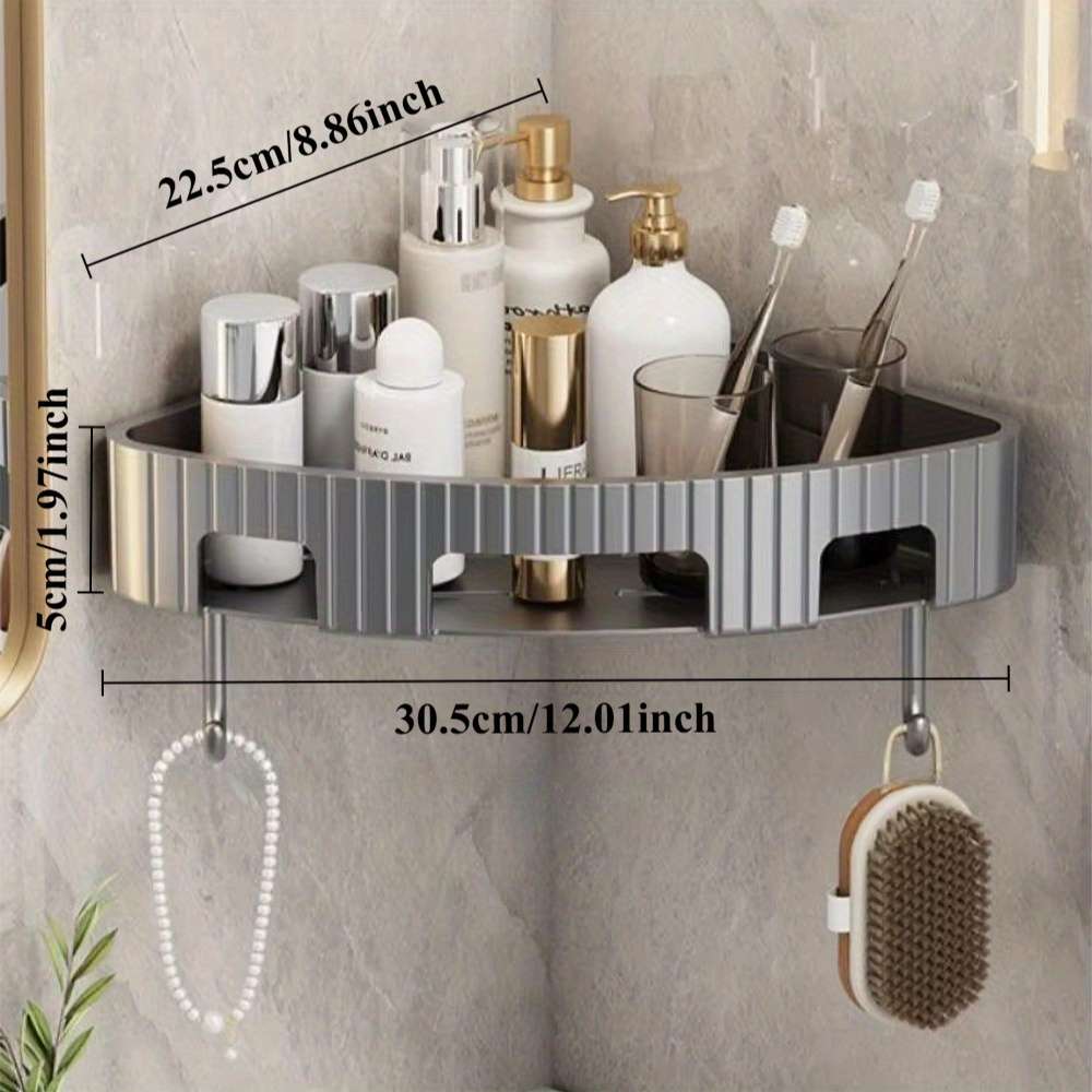 Bathroom Storage Rack Color Black Quantity2Pcs