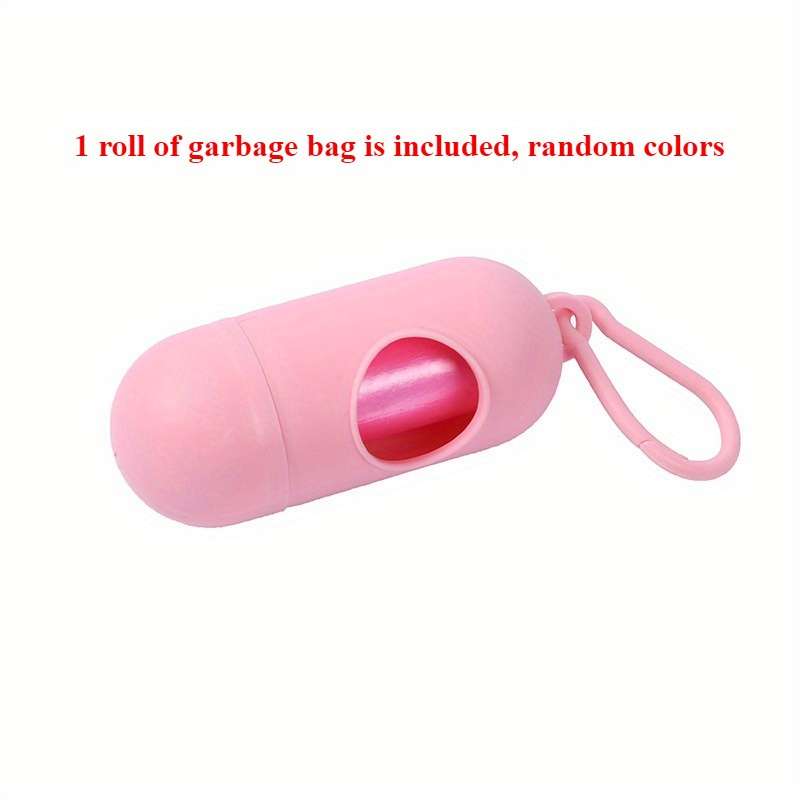 Durable Portable Garbage Bag Capsule 1 Roll Garbage Bag Compact Portable White