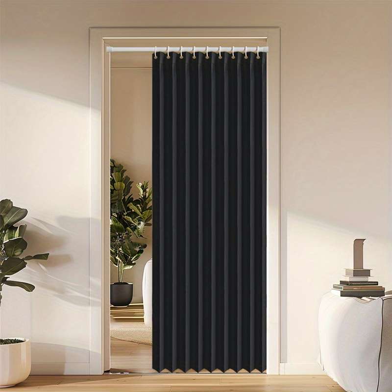 Door Curtain Color Gray Size100X180Cm