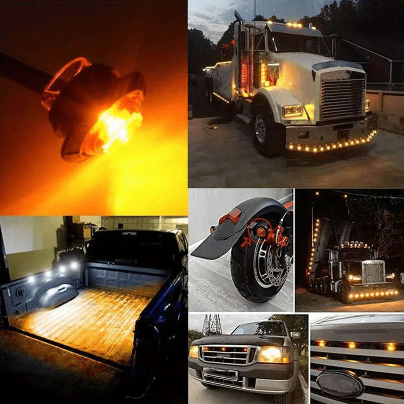 Car Lights Color 2Pcs Red
