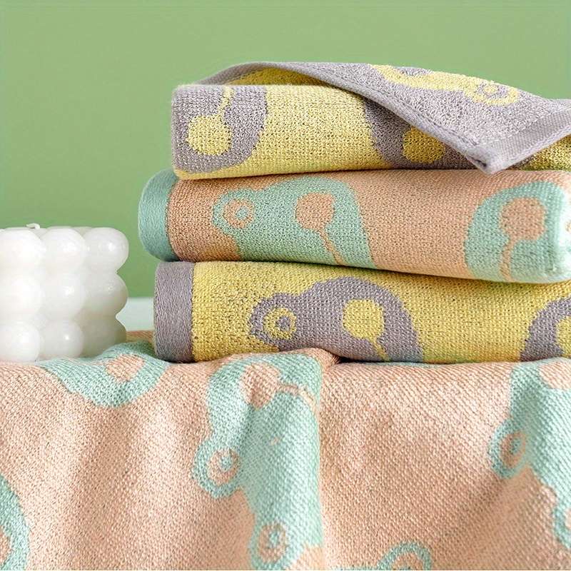 Towel Color Orange  Yellow Quantity2Pcs