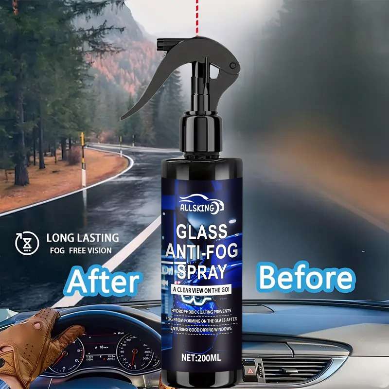 Waterproof Spray For Glass Capacity 200Ml Antifog Solution