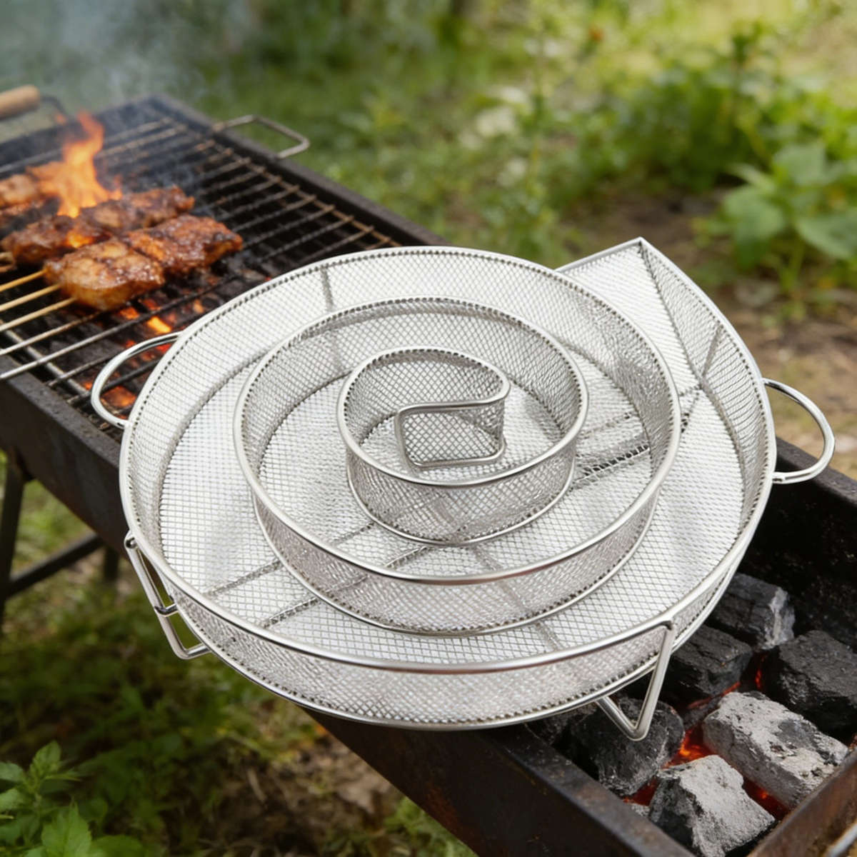 Grill Rack Color Round 20*18*5Cm